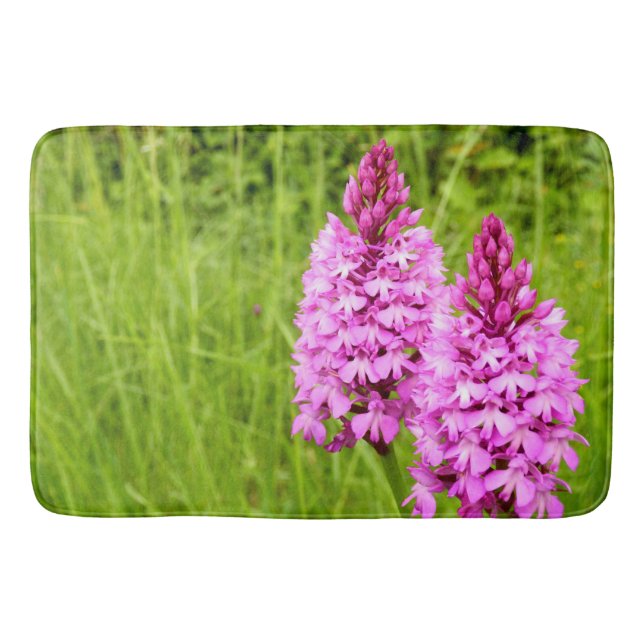 Pyramidal Orchid Bath Mat Badrumsmatta (Framsidan)