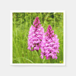 Pyramidal Orchid Pappra blöjor Pappersservett