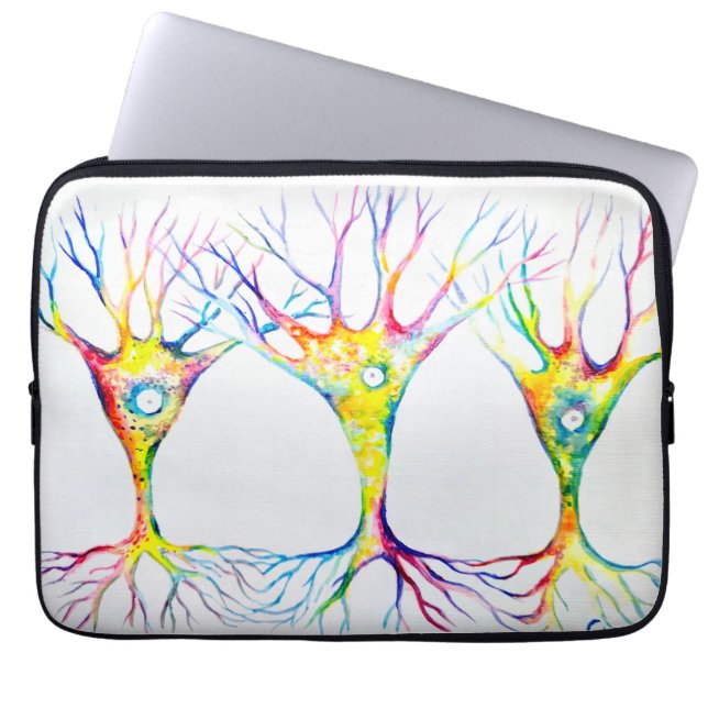 Pyramidala neuroner trio laptop fodral (Framsidan)