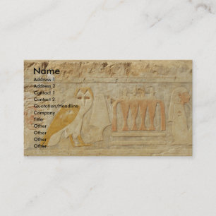 Pyramiden av Djoser , EGYPTEN, Hieroglyphik i UGGL Visitkort