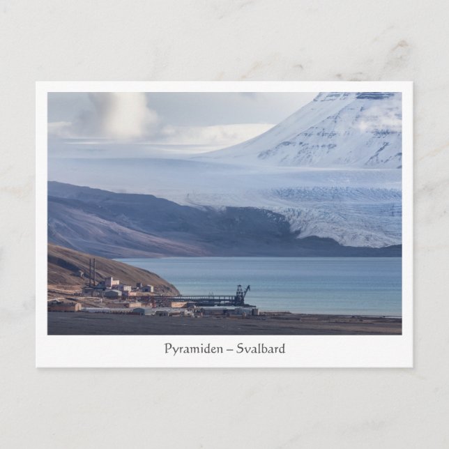 Pyramiden Svalbard Vykort (Framsida)
