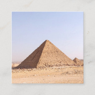 Pyramider av Egypten Fyrkantigt Visitkort