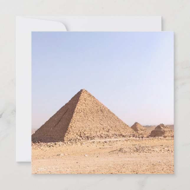 Pyramider av Egypten Inbjudningar (Framsida)