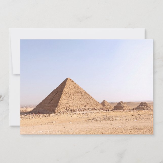 Pyramider av Egypten Inbjudningar (Framsida)