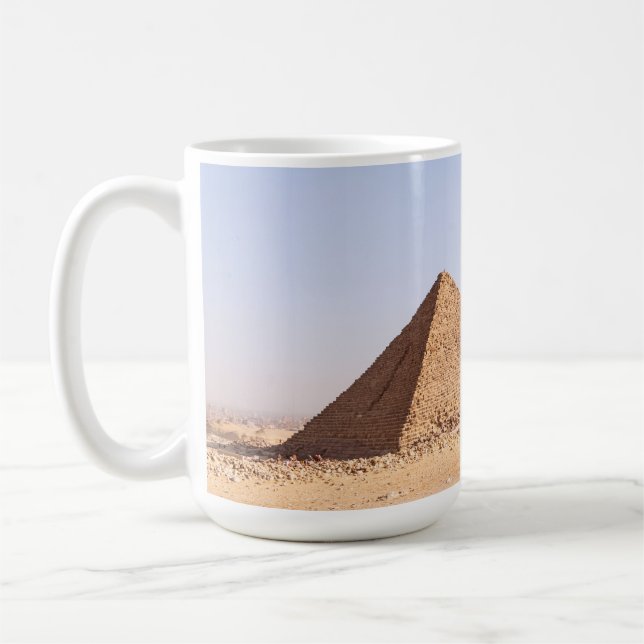 Pyramider av Egypten Kaffe Mugg (Vänster)