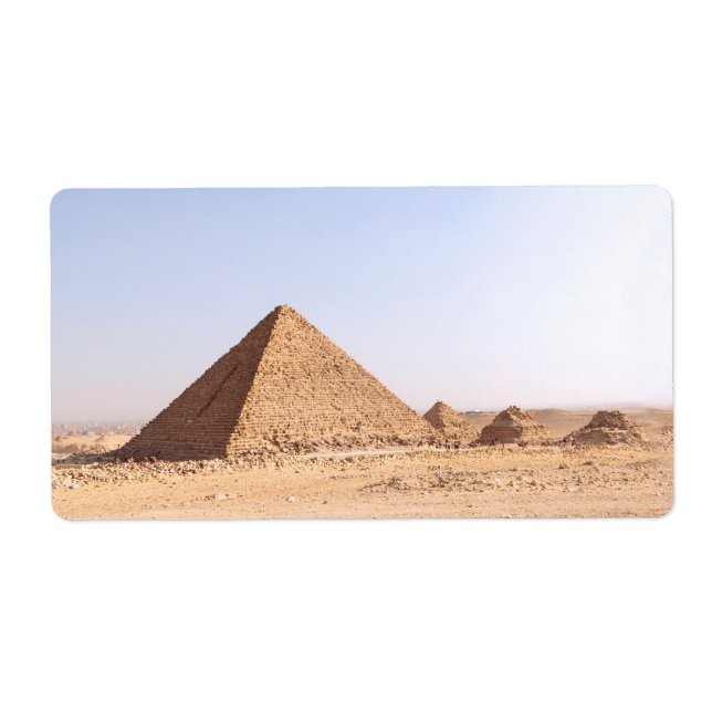 Pyramider av Egypten Kaffe Mugg Fraktsedel (Framsidan)