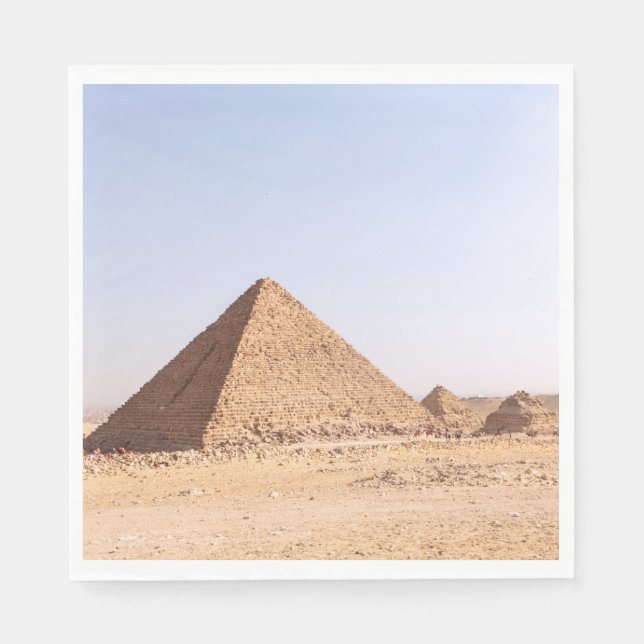 Pyramider av Egypten Kaffe Mugg Pappersservett (Framsidan)