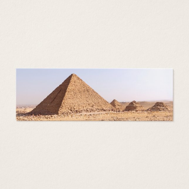 Pyramider av Egypten Litet Visitkort (Framsidan)