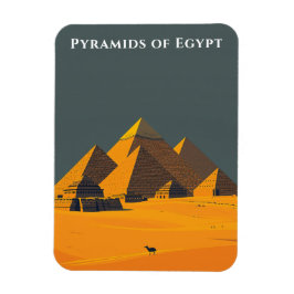 Pyramider av Egypten Travel Ancient Wonders Magnet