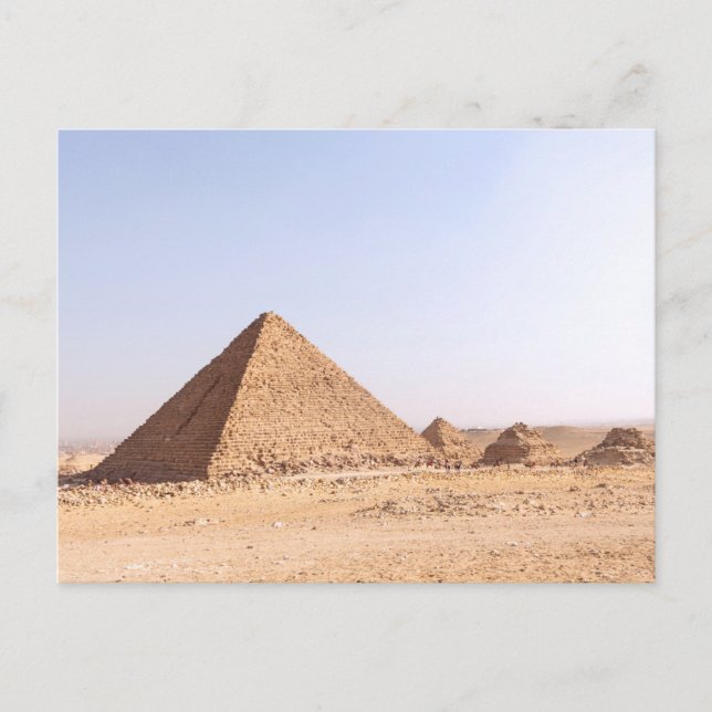Pyramider av Egypten Vykort (Framsida)