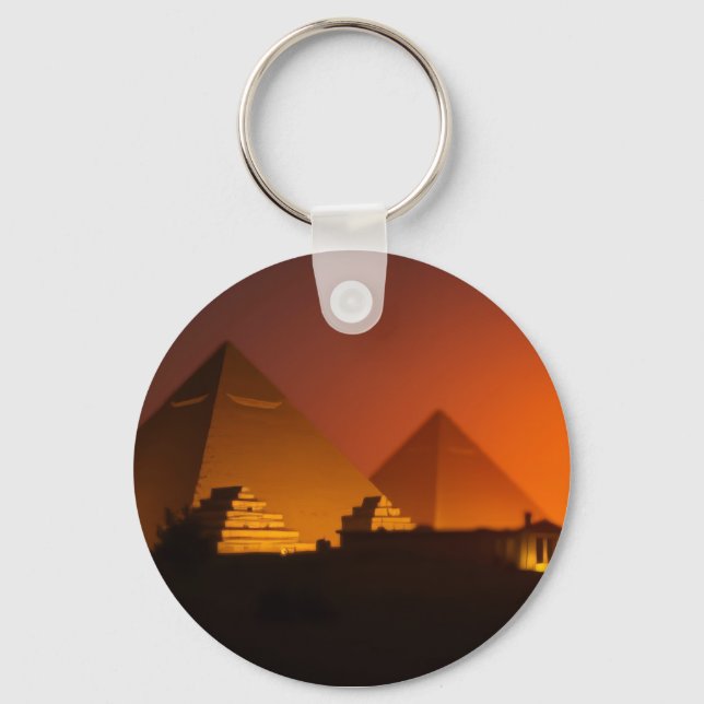 Pyramider design nyckelring (Framsida)