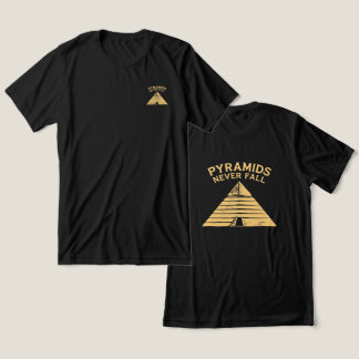 Pyramider Faller Aldrig Minimal Egypten T-Shirt