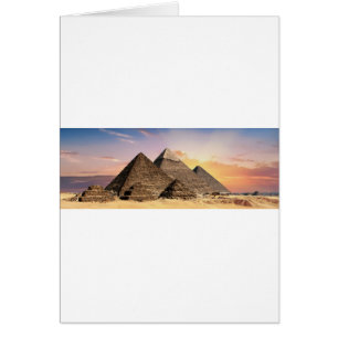 pyramider hälsningskort