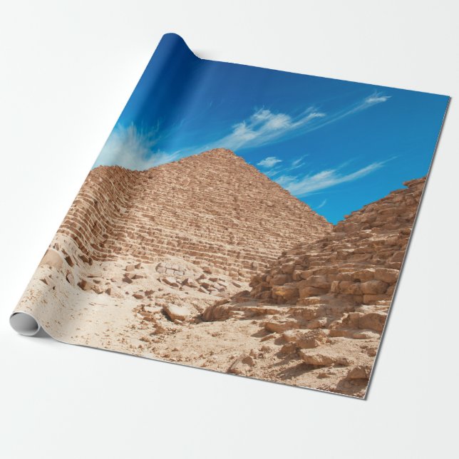 Pyramider i giza, antika föremål, arkeologi, presentpapper (Utrullad)
