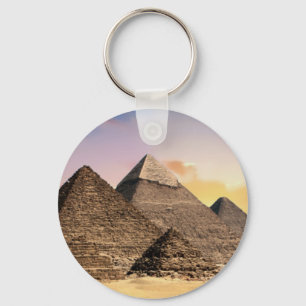 pyramider nyckelring