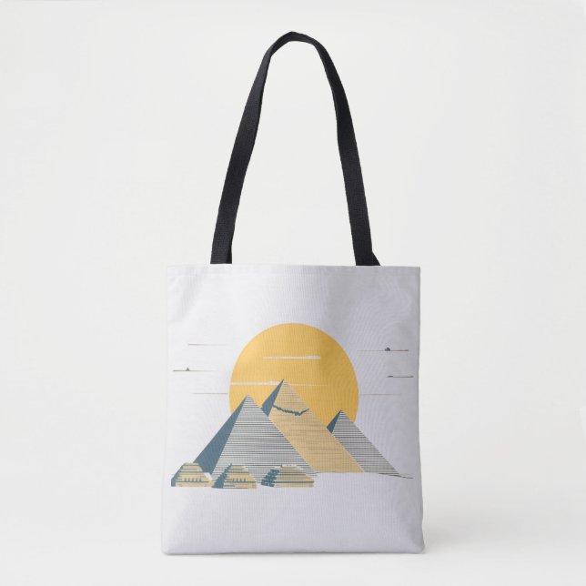 Pyramider och Sol Egypten Women's Bag Tygkasse (Framsida)