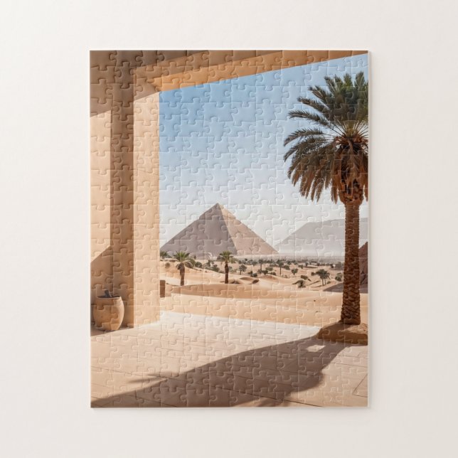 Pyramider & Palmer Pussel (Vertikal)