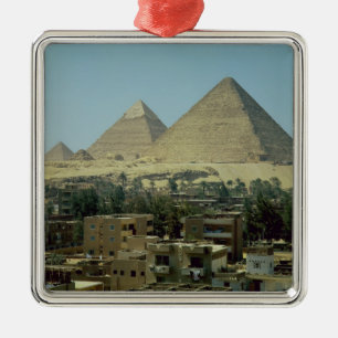 Pyramiderna av Giza, c.2589-30 BC, gammalt Julgransprydnad Metall