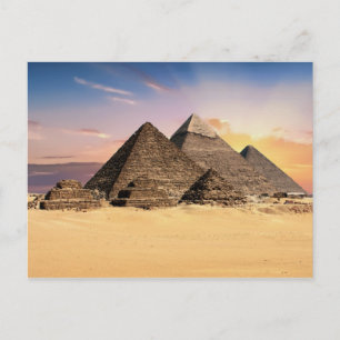 Pyramiderna Egypten Bröllopsdusch Spel Postkort Vykort