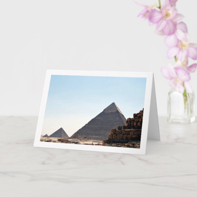 Pyramiderna Giza, Kairo, Egypten Kort (Orkide)