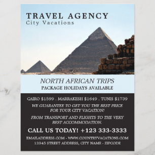 Pyramiderna Giza, Kairo, resebyrån Advert Reklamblad