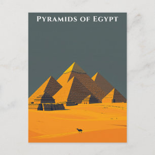 Pyramiderna i Egypten Resa Forntida Underverk Vykort