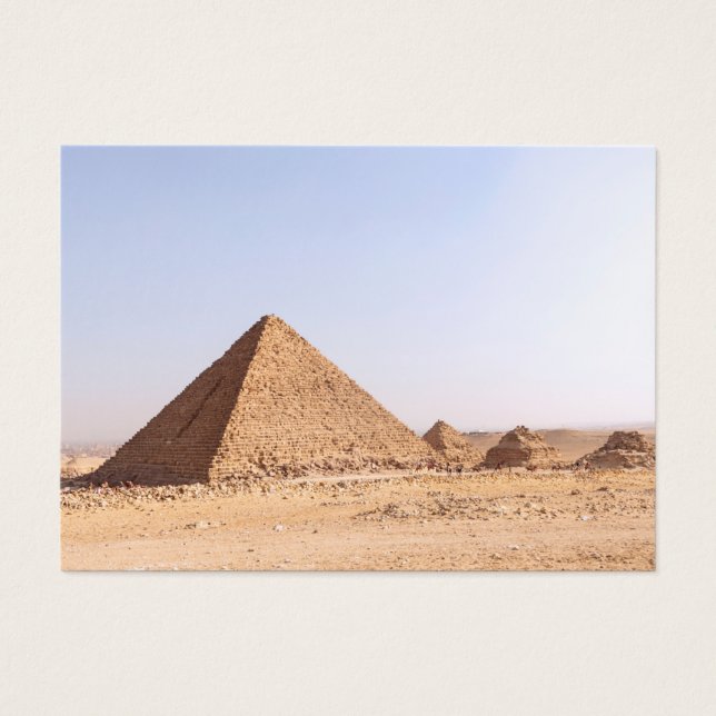 Pyramiderna i Egypten   Visitkort (Framsidan)