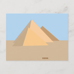 Pyramiderna i Egypten Vykort