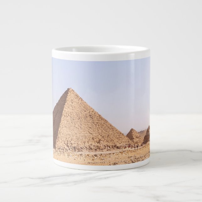 Pyramiderna i Giza Jumbo Mugg (Framsidan)