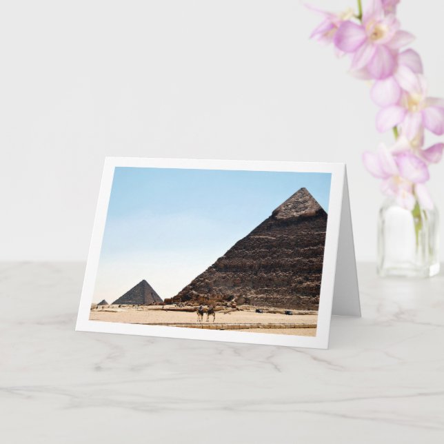 Pyramiderna i Giza, Kairo, Egypten Kort (Orkide)