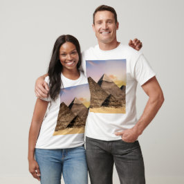 Pyramiderna i Giza Resa Egypten Foto T Shirt