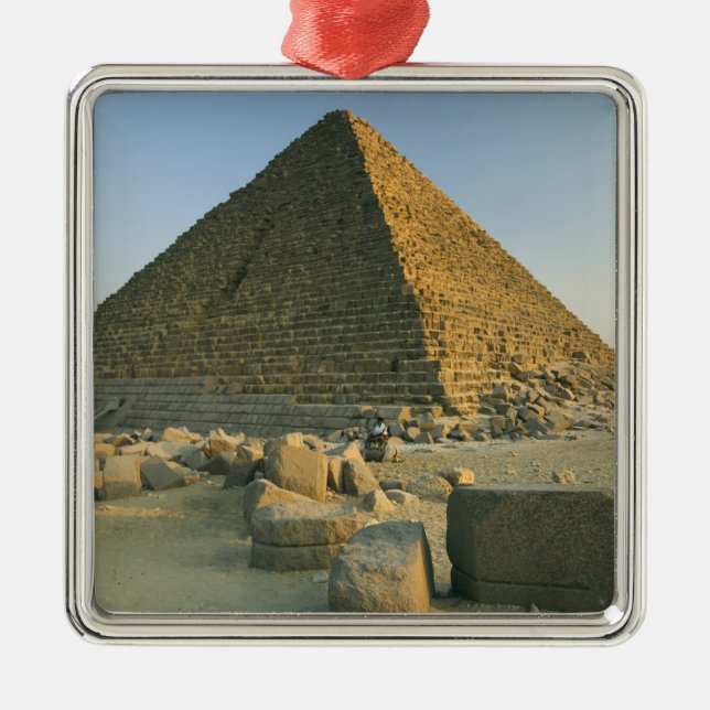 Pyramiderna i Giza, som är nästan 5000 2 Julgransprydnad Metall (Framsidan)
