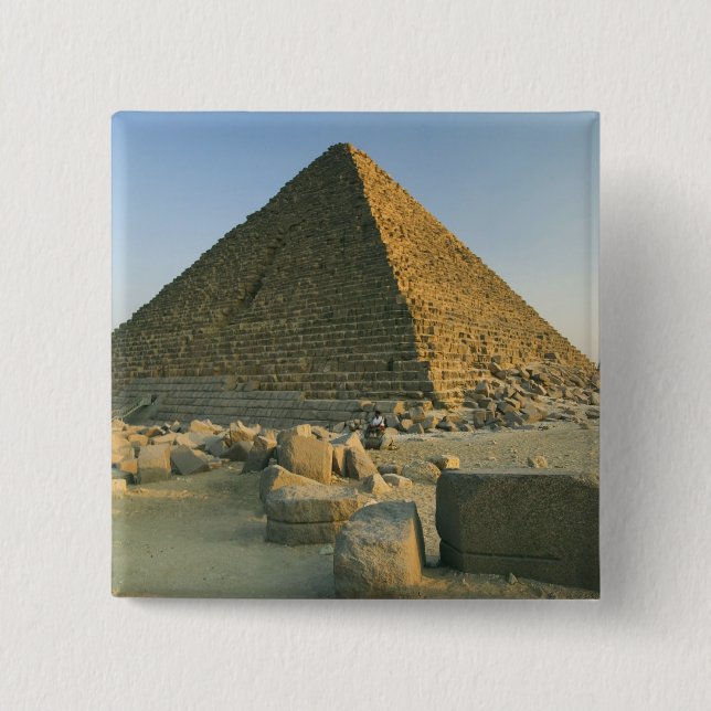 Pyramiderna i Giza, som är nästan 5000 2 Knapp (Framsida)
