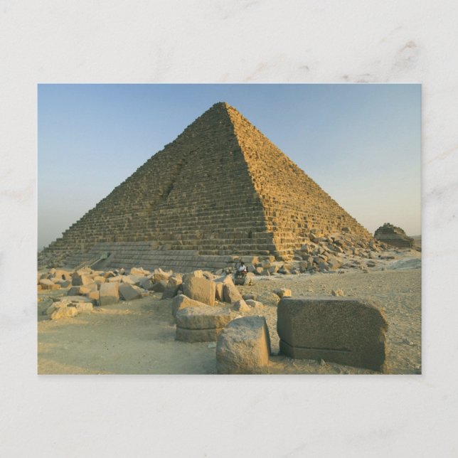 Pyramiderna i Giza, som är nästan 5000 2 Vykort (Framsida)