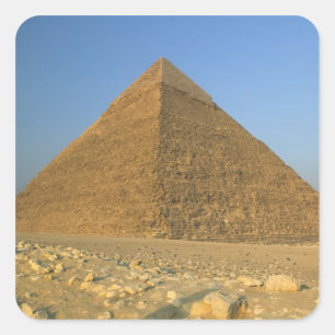 Pyramiderna i Giza, som är nästan 5000 Fyrkantigt Klistermärke