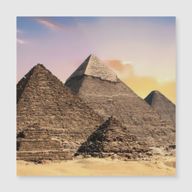 Pyramiderna på Gizaresan Egypten Foto (Framsida)