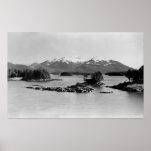 Pyramiderna på Sitka, Alaska fotograferar Poster