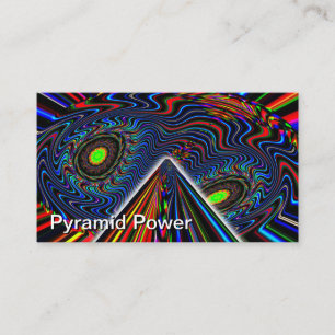 Pyramidkraft (du kan ändra orden) visitkort