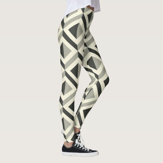 Pyramidkubiklegeringar Leggings (Höger)