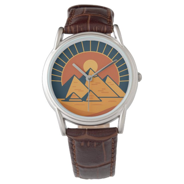 Pyramids Majestic Watch Art Armbandsur (Framsida)