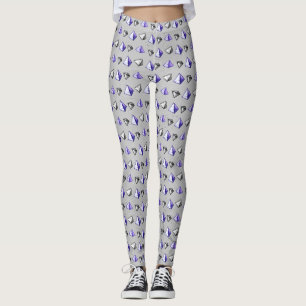 Pyramids Mönster Geometry Math Teacher Leggings