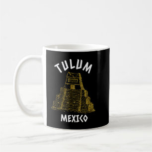 Pyramids och Mayan Ruins Tulum Mexico Vacation Kaffemugg