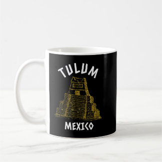 Pyramids och Mayan Ruins Tulum Mexico Vacation Kaffemugg