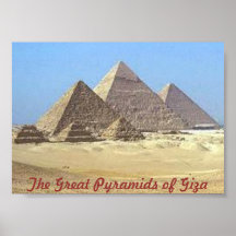 Pyramids of Giza Poster