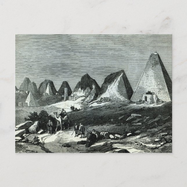 Pyramids of Meroe, på Nilen Vykort (Framsida)