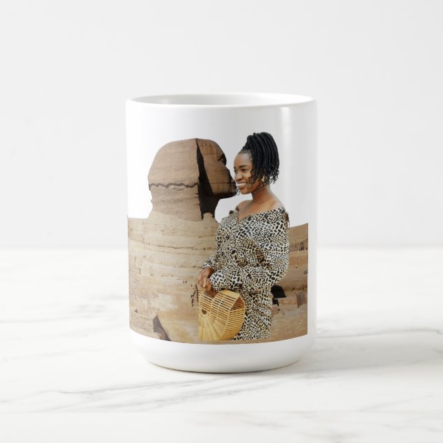 Pyramids Sphinx Ancient Egypten Souvenir Kaffemugg (Center)