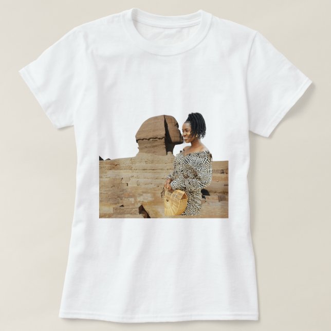 Pyramids Sphinx Ancient Egypten Souvenir T Shirt (Design framsida)