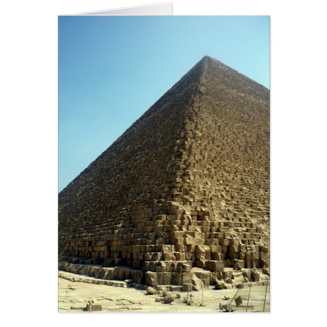 pyramidsten hälsningskort (Framsidan)