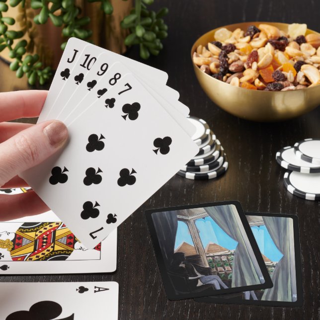 Pyramisa Hotel Måleri av Alfred Fox Casinokort (På plats)