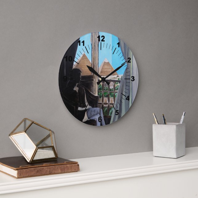 Pyramisa Hotel Måleri av Alfred Fox Stor Klocka (Kontor)